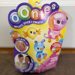 Oonies Pet Scene Theme Pack 36 Pellets Moose Toys Inflate Stick New Sealed‎